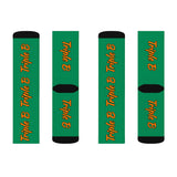 Triple B Socks - Green/Orange