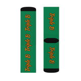 Triple B Socks - Green/Orange
