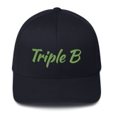 Triple B (front) 2 Inch Club (back) Stretch Cap