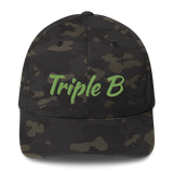 Triple B (front) 2 Inch Club (back) Stretch Cap