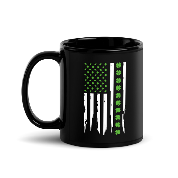 St. Patrick's Day Black Glossy Mug