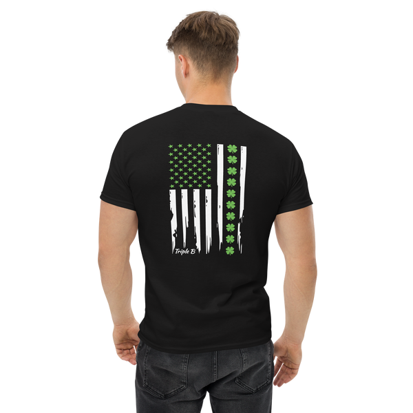 St. Patrick's Day Flag T-Shirt (back printing)