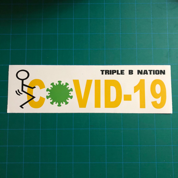 F COVID-19 Bumper Sticker