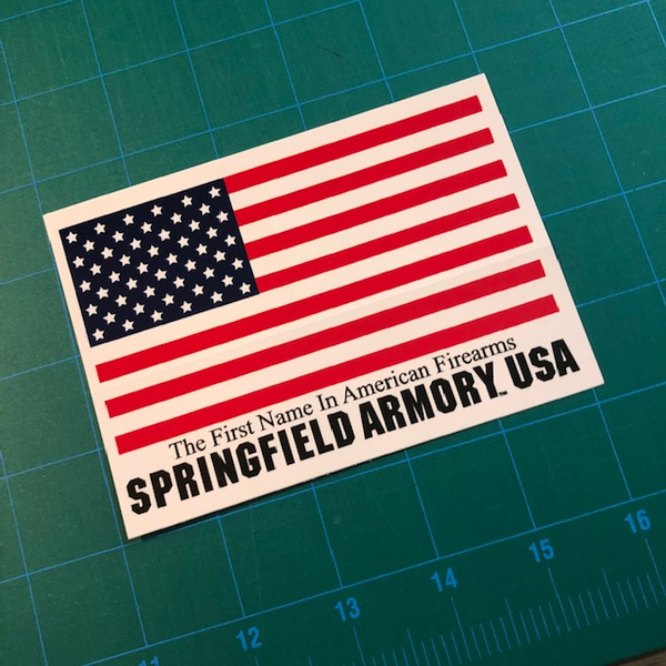 Springfield Armory Flag Sticker