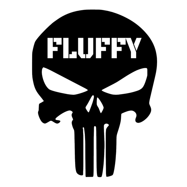 Fluffy Punisher Decal