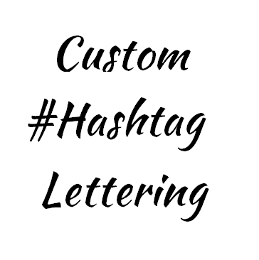 Triple B Font - Custom Hashtag Decals