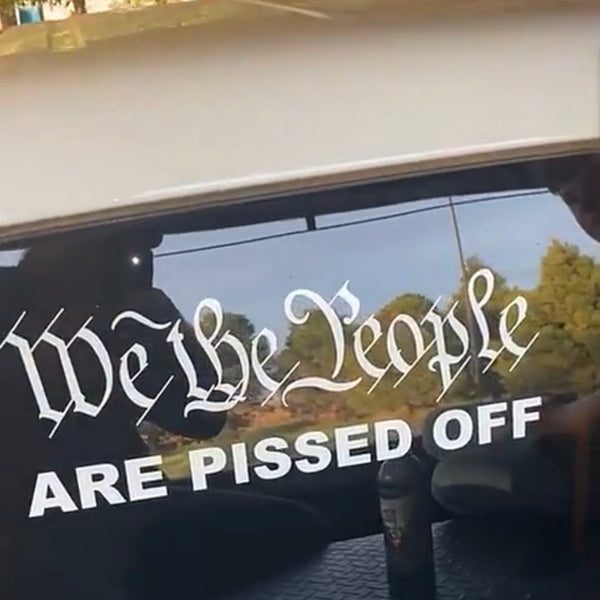 We The People 16" Decal