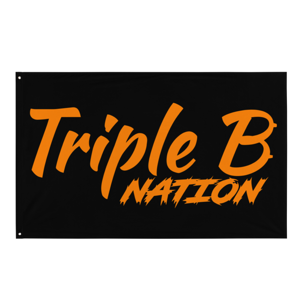 Triple B Nation Flag - Orange/Black
