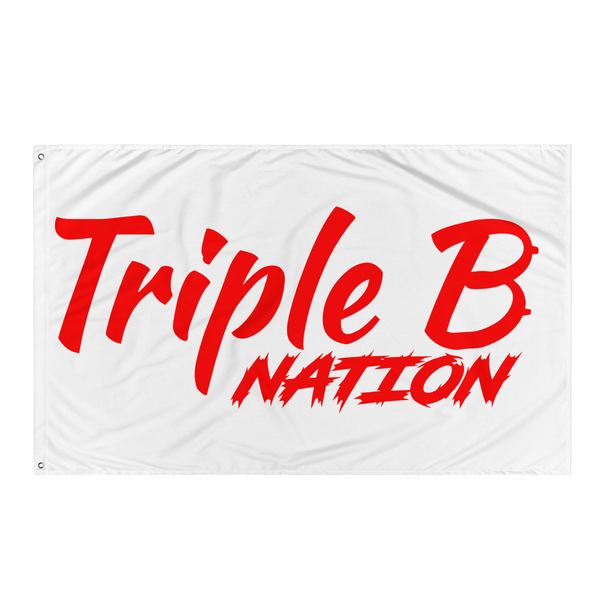 Triple B Nation Flag - Red/White