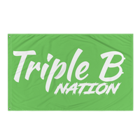 Triple B Nation Flag - White/Lime