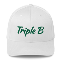 Triple B Stretchfit Hat - White/Green