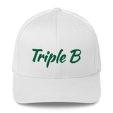 Triple B Stretchfit Hat - White/Green