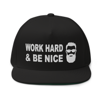 El Jefe's Work Hard & Be Nice Flat Bill Cap