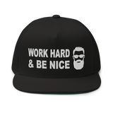 El Jefe's Work Hard & Be Nice Flat Bill Cap