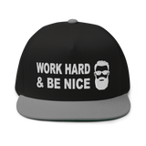 El Jefe's Work Hard & Be Nice Flat Bill Cap