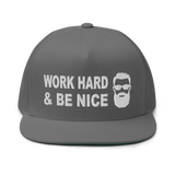 El Jefe's Work Hard & Be Nice Flat Bill Cap