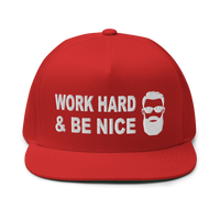 El Jefe's Work Hard & Be Nice Flat Bill Cap