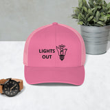 Lights Out Trucker Hat