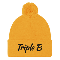 Triple B Pom-Pom Beanie