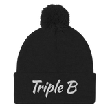 Triple B Pom-Pom Beanie