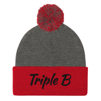 Triple B Pom-Pom Beanie