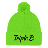 Triple B Pom-Pom Beanie