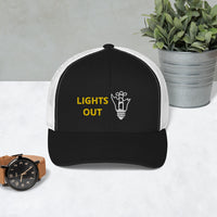 Lights Out Trucker Hat