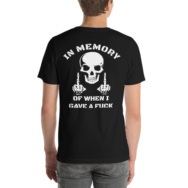 In Memory T-Shirt (printed on back)