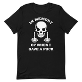 In Memory T-Shirt (printed on front)