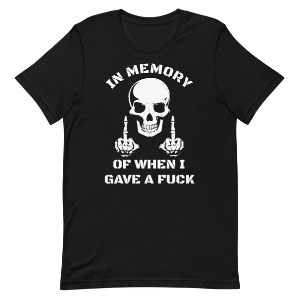 In Memory T-Shirt (printed on front)