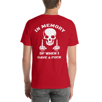 In Memory T-Shirt (printed on back)