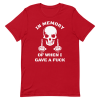 In Memory T-Shirt (printed on front)