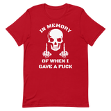 In Memory T-Shirt (printed on front)