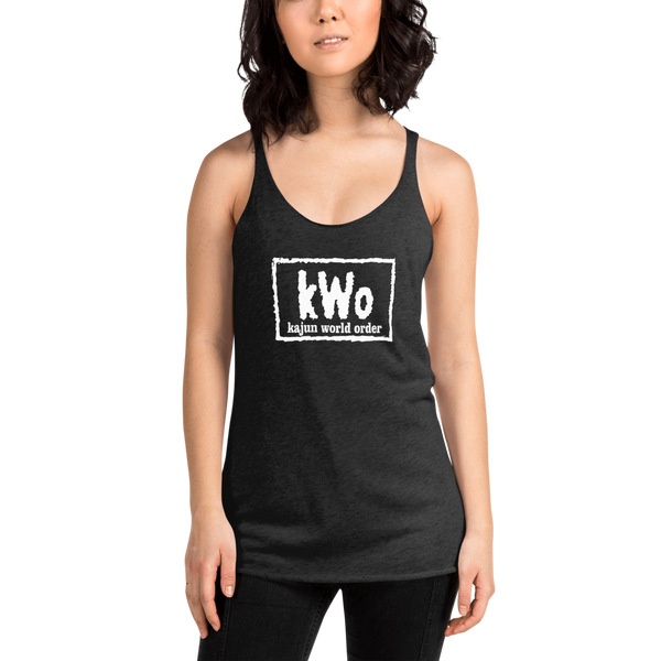 kajun World order Women's Racerback Tank