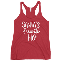 Santa's Favorite Ho Racerback Tank