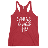 Santa's Favorite Ho Racerback Tank