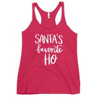 Santa's Favorite Ho Racerback Tank